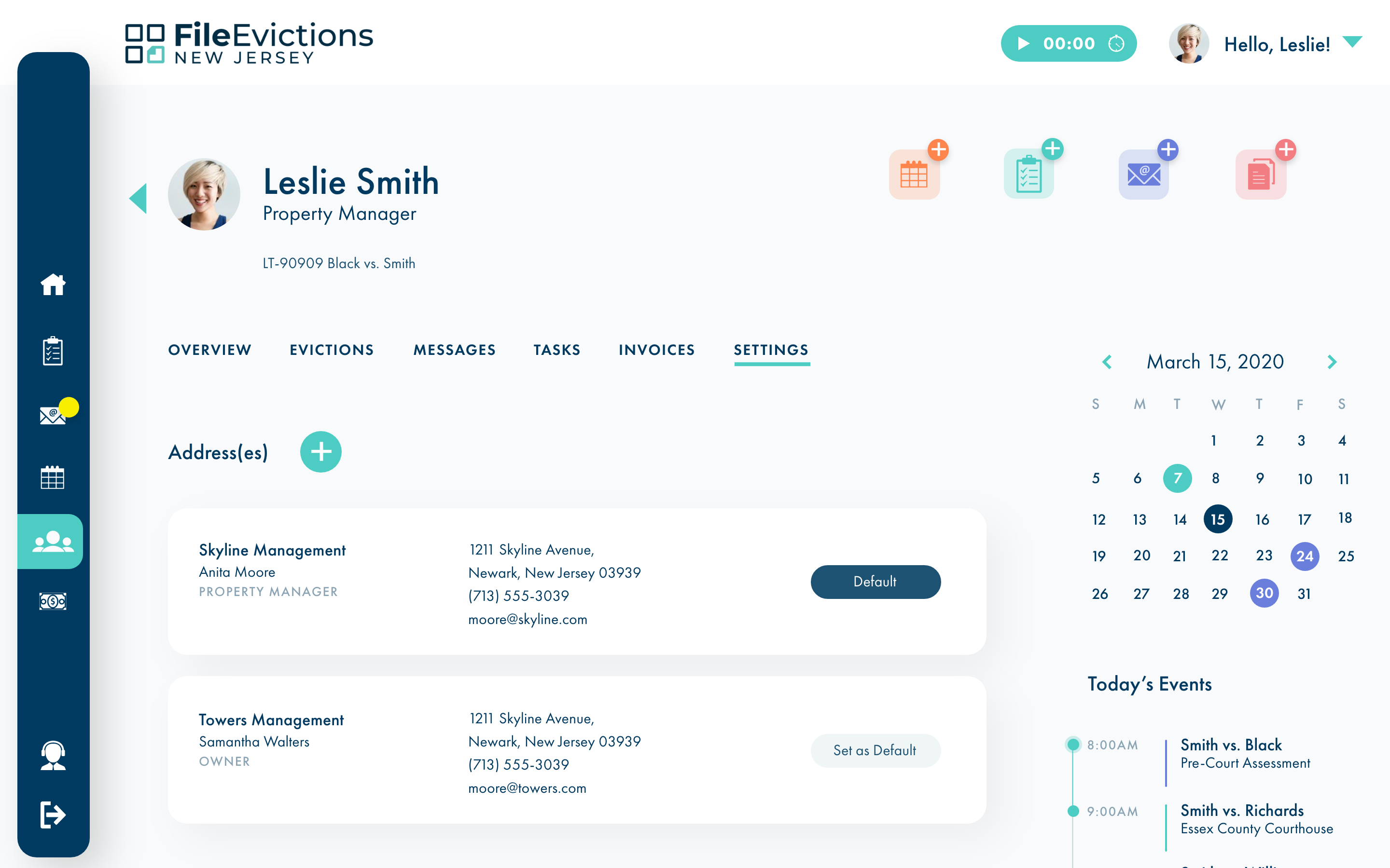 FileEvictions Client Settings.
