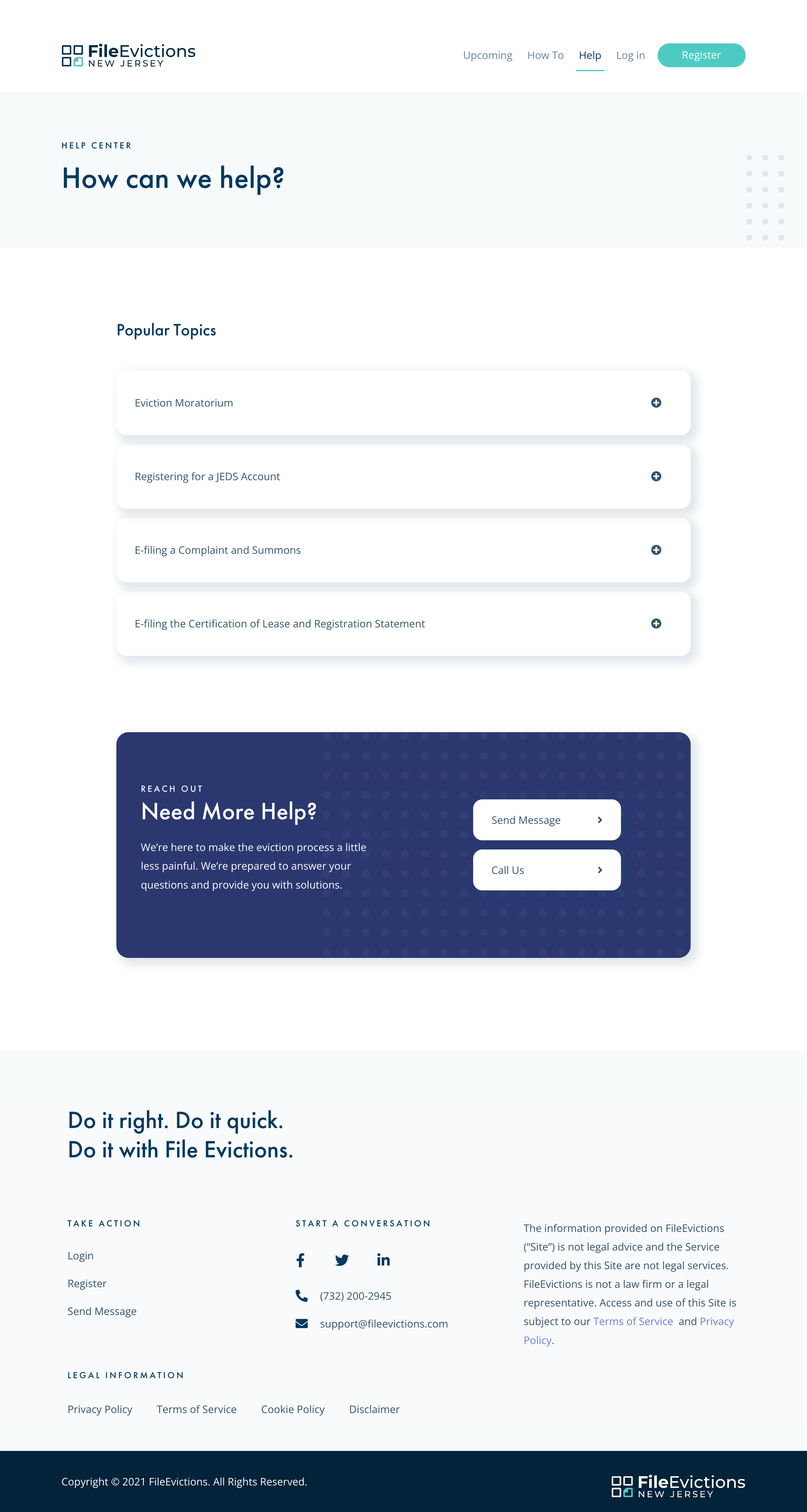 FileEvictions Help page.