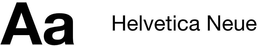 Screenshots of typeface.